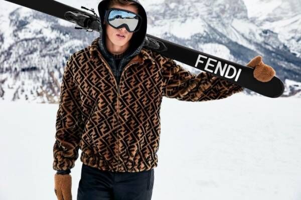 フェンディの18年秋冬レジャーウェア、ハートモチーフのスキーウェア＆オーバーサイズのダウンジャケット