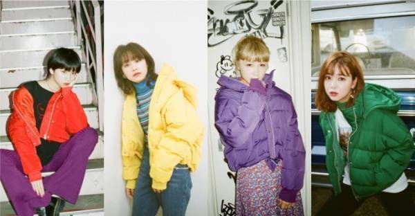 ジュエティの「カラーフードダウン」完売続出人気アウターがバージョンUP、新色グリーン＆パープル