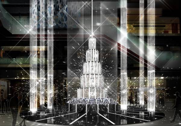 グランフロント大阪のクリスマス - スワロフスキークリスタルが輝くツリーや屋外スケート