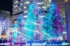 東京ミッドタウン日比谷の初イルミネーション、宇宙を表現したクリスマスツリー＆季節で変わるライトアップ
