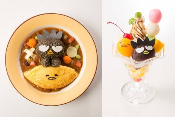 ぐでたま×ばつ丸の限定コラボメニュー、サンリオ人気キャラクターの大阪「ぐでたまかふぇ」にて
