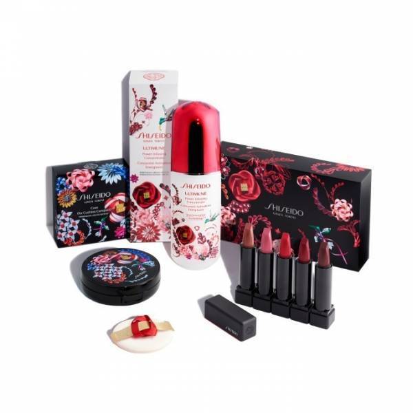 SHISEIDOクリスマス限定リップスティックの5色セット - 限定パッケージのアルティミューンも