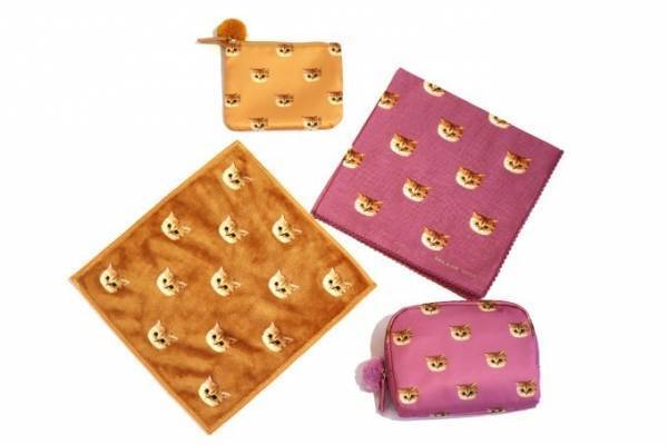 ポール & ジョー シスターの新作“ネコ”アイテム、つぶらな瞳の猫「ヌネット」柄の秋色ポーチなど