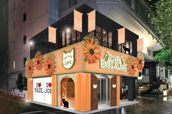 ポール & ジョーの「ネコカフェ」が表参道に、猫モチーフのコスメ＆カフェメニューなどが揃う限定ストア