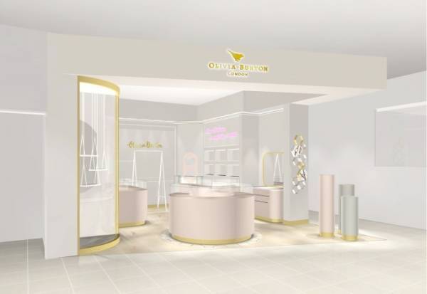 オリビア・バートン国内初店舗がグランフロント大阪に、“煌めく星”を連想させる新ウォッチも