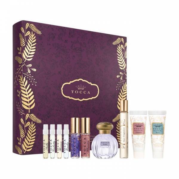 トッカのクリスマスコフレ - フレグランスなど10アイテムをアドベントカレンダーのように並べたセット