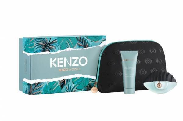 ケンゾーの“アイ”モチーフのフレグランス「ケンゾー ワールド」から初コフレ登場
