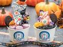 「ロールアイスクリームファクトリー」ハロウィン限定“真っ黒ロールアイス”、巨峰ヨーグルト風味も