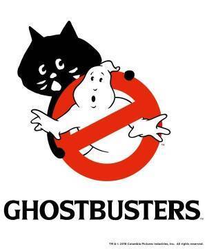 にゃーの新コラボ、ゴーストバスターズ「ノー・ゴースト」マークから“にゃー”が顔を出すウェア&小物