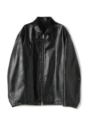 ブラック スキャンダル ヨウジヤマモト×内田すずめ、“暗闇の女”をプリントしたライダースジャケット