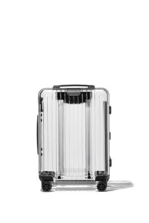 オフ-ホワイト×リモワ 第2弾スーツケース - シースルーボディで白&amp;黒の2色、ラゲッジベルト付属
