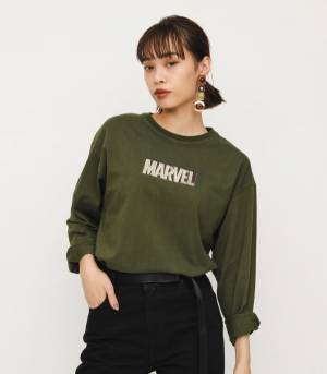 ディズニーストアとSLYの共同企画も「マーベルコレクション」マーベルロゴを配したTシャツ＆パーカー