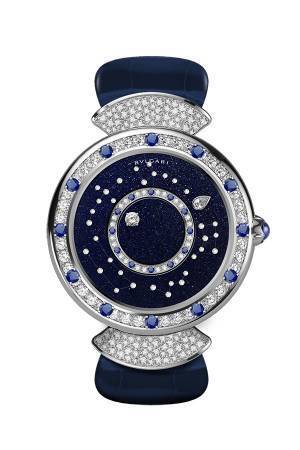 ブルガリのジュエリーウォッチ - ダイヤモンドの星が浮かぶ夜空のようなウォッチ