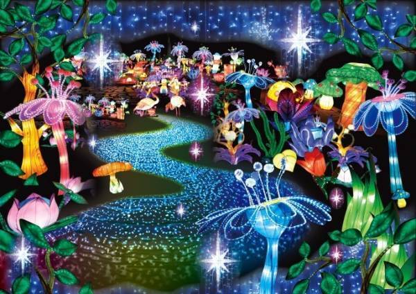 北陸最大級のイルミネーション「ファンタジックイルミネーション」福井・芝政ワールドで、光×ハートの演出