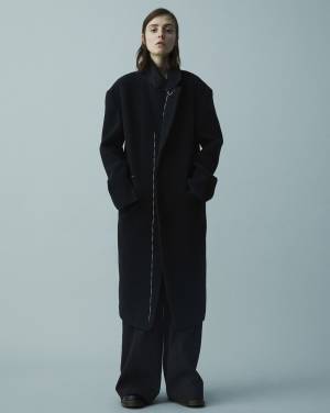 Y'sの新作アウター - “しつけ糸”をあえて施したマニッシュなコートやアルパカ＆モヘアのコート