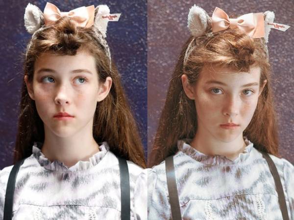 エミリーテンプルキュート“ネコの毛並み”を再現したワンピース、ネコ耳付フードも