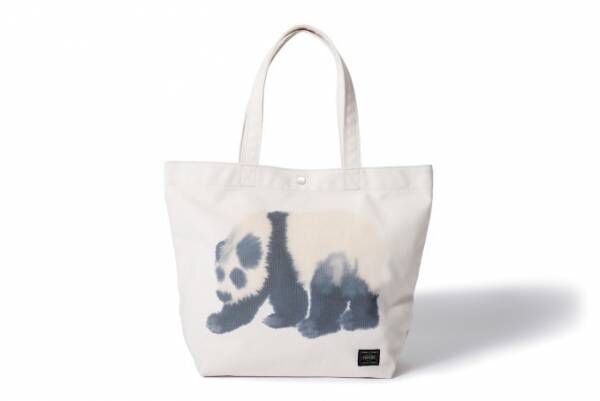 ヘッド・ポーター、パンダや秋田犬を水彩画で描いたトートバッグ - ロプ・ヴァン・ミエルロとコラボ
