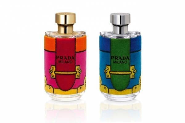 プラダ“カラフルベルベット”をまとった限定フレグランス「プラダ フェム ＆プラダ オム」