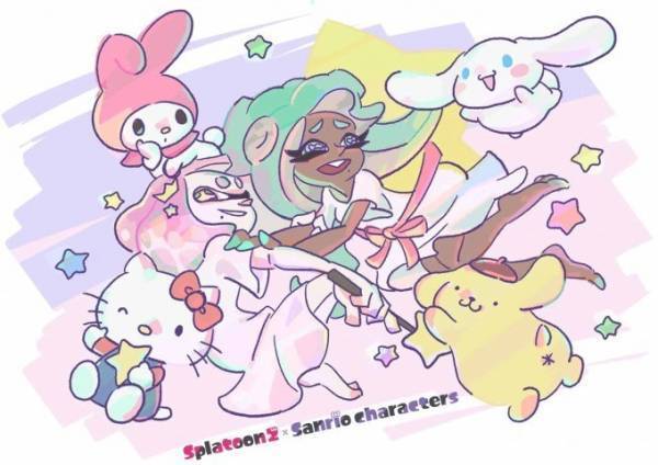 サンリオピューロランドで「スプラトゥーン2」コラボイベント、グッズ販売やイカ＆ガールのグリーティング