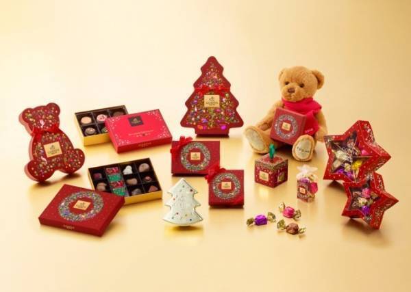 ゴディバから、サンタ＆ペンギン型のクリスマス限定チョコ登場 - テディベア型ボックス入り