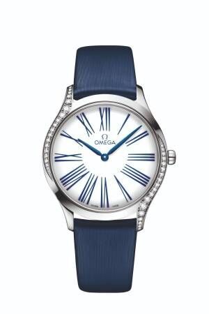オメガのレディス腕時計「トレゾア」シンプルかつエレガントな1本 - 付替え用カモ柄ストラップ新登場