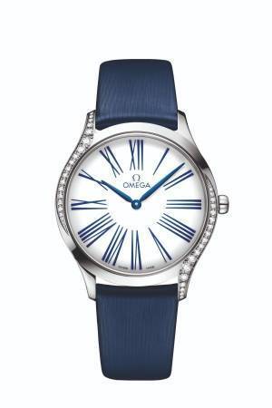 オメガのレディス腕時計「トレゾア」シンプルかつエレガントな1本 - 付替え用カモ柄ストラップ新登場