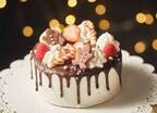 ザ ストリングス 表参道「サプライズクリスマスケーキ」切ると中からチョコやフルーツがあふれ出す
