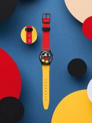 スウォッチ、ダミアン・ハーストの“ミッキーマウス”をデザインした限定腕時計