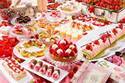 “いちごの国のプリンセス”がテーマの苺スイーツブッフェ、グランドプリンスホテル京都で開催