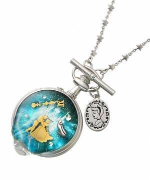 Ｑ-pot.からディズニー「シンデレラ」のアクセサリー、カボチャの馬車＆ガラスの靴ネックレス