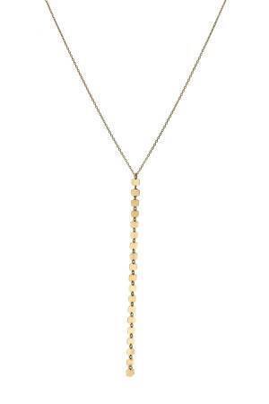 スタージュエリー ガール、六角形のゴールドプレートを連ねたネックレス＆ピアスなど発売