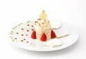 リンツ ショコラ カフェ 銀座・自由が丘の冬限定スイーツ、ホワイトチョコレート×苺を味わう2品