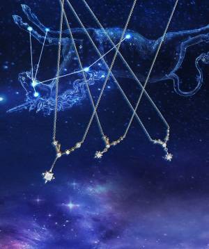 スタージュエリー、“幸運を運ぶ”ユニコーン座をイメージした新作ネックレス