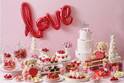 「恋するいちご バレンタインデザートブッフェ」愛知・サー ウィンストンホテルで、ハート＆ベアのケーキ等