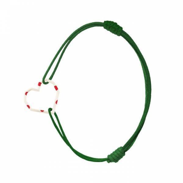 アリータのハート型ネックレス＆ブレスレット、レッド＆グリーンのクリスマスカラーで登場