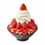 ソルビン「ヨーグルトいちごソルビン」日本初登場、甘酸っぱい苺×ヨーグルトアイスのかき氷