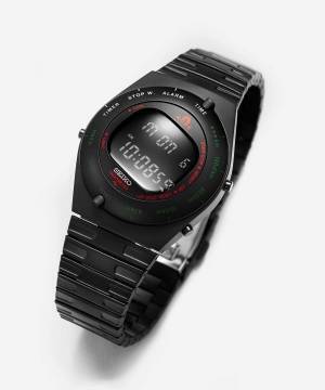 セイコー×エストネーション別注復刻ウォッチ、斜め文字盤＆イタリアカラーのスポーティデザイン