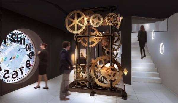 「セイコードリームスクエア」銀座に誕生、“和光時計塔”内部イメージの体験型ミュージアム併設