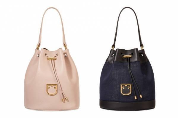 フルラの19年春夏ウィメンズ新作、“F”を重ねた新ロゴ入りバケツ型バッグ＆ベルトバッグなど