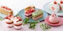 パティスリー キハチより桜&苺の春限定スイーツ、桜クリームのモンブランや苺のロールケーキ
