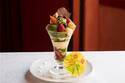 資生堂パーラー 銀座本店「サロン・ド・カフェ」芸者に着想を得た抹茶パフェ＆アイスソーダが限定発売
