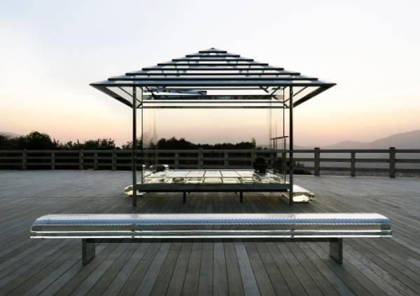 吉岡徳仁「ガラスの茶室 - 光庵」日本を巡回、19年4月より国立新美術館で屋外展示