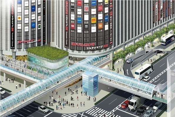 「リンクス ウメダ」大阪駅北口ヨドバシ梅田タワーにオープン、約200店の商業施設＆市内最大級ホテル