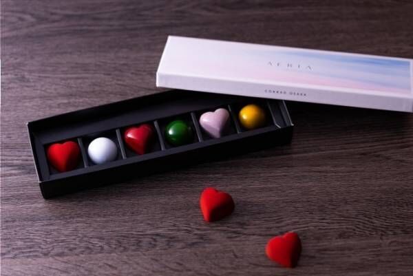 コンラッド大阪“大人の花束”をイメージしたバレンタイン限定チョコレートボンボン、カラフルな6種で