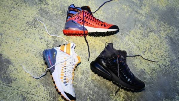 ナイキの新スニーカー「ナイキ ISPA エア マックス 270」アッパーを網目が覆うハイカットモデル