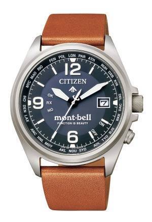 シチズン「プロマスター」×モンベルの腕時計、両ブランドロゴ入り文字板のカーフバンドモデルなど