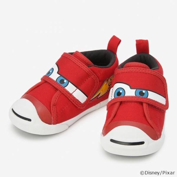 コンバースからディズニー/ピクサー映画『カーズ』マックィーンがベビー＆キッズのジャックパーセルに