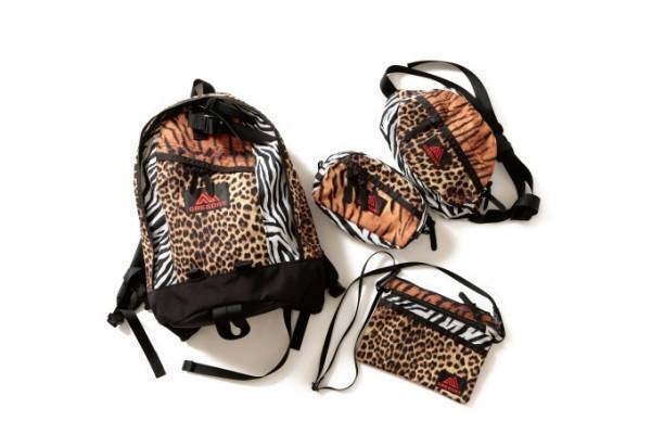 グレゴリー×ビームス ボーイ、虎×ゼブラ×レオパード柄入りバックパックやサコッシュ