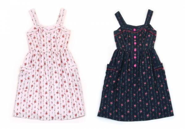 ミルク新作「ローズガーランド」バラ＆チェリーのロマンティックドレス、ファー付きミュールも