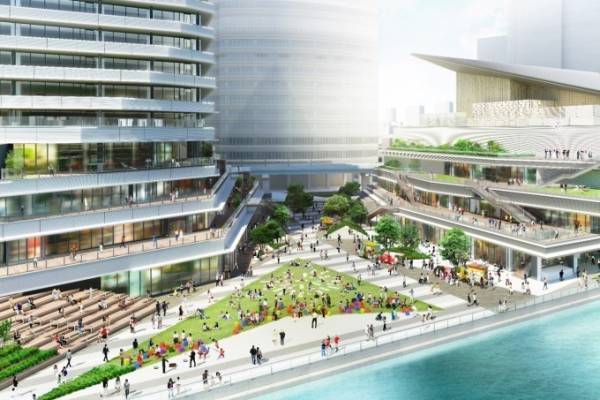 「ウォーターズ竹芝」竹芝駅周辺エリアの再開発 - 四季劇場[春]・[秋]や商業施設など